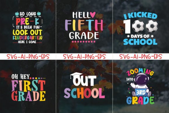 Download School Bundle Tshirt Design | 100th Days - Premium Bundle